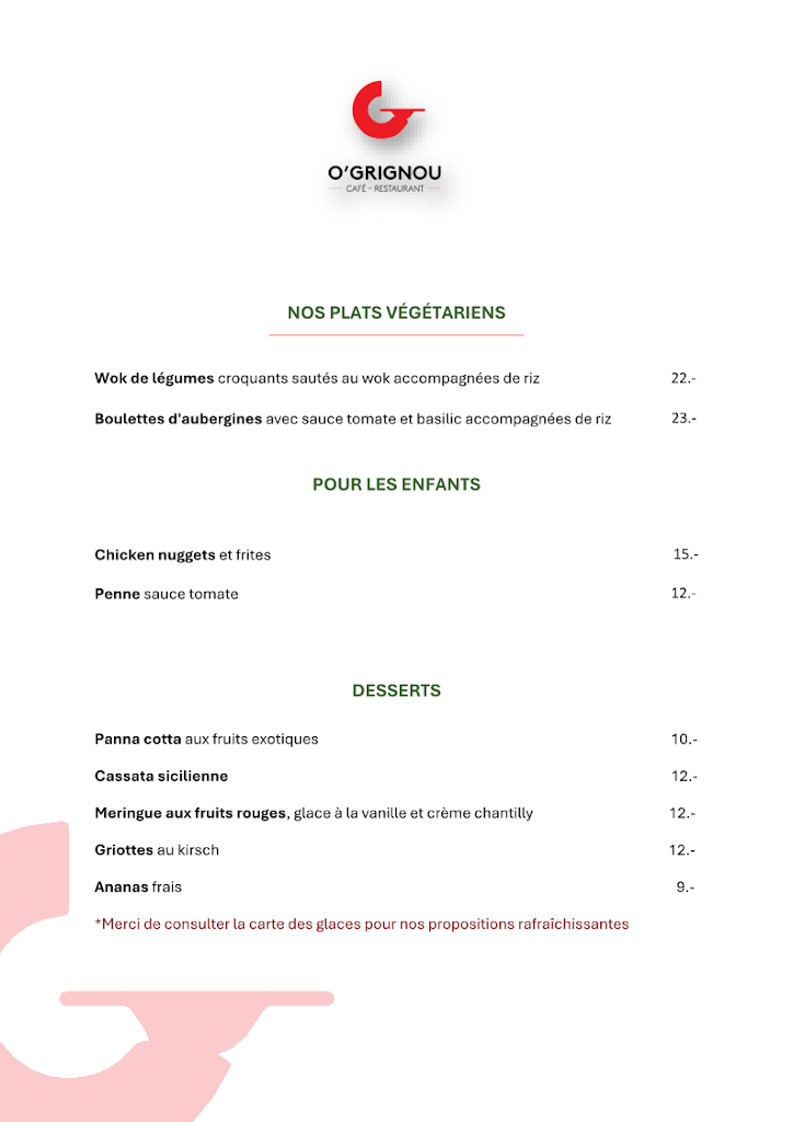 Café-restaurant O'Grignou
