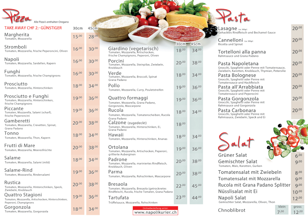 Pizza Kurier & Restaurant Napoli Wil
