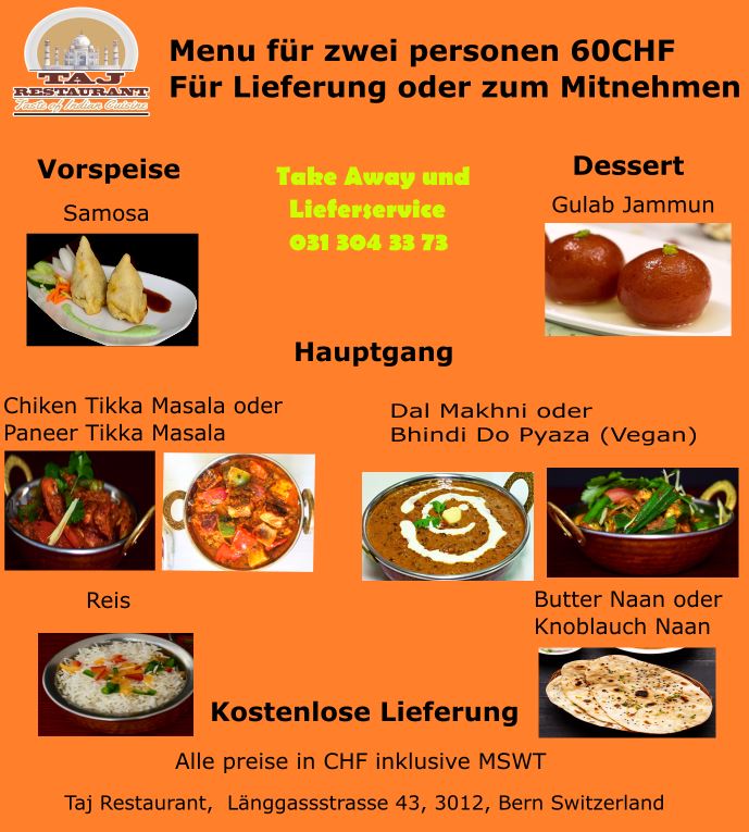 Taj Restaurant Bern